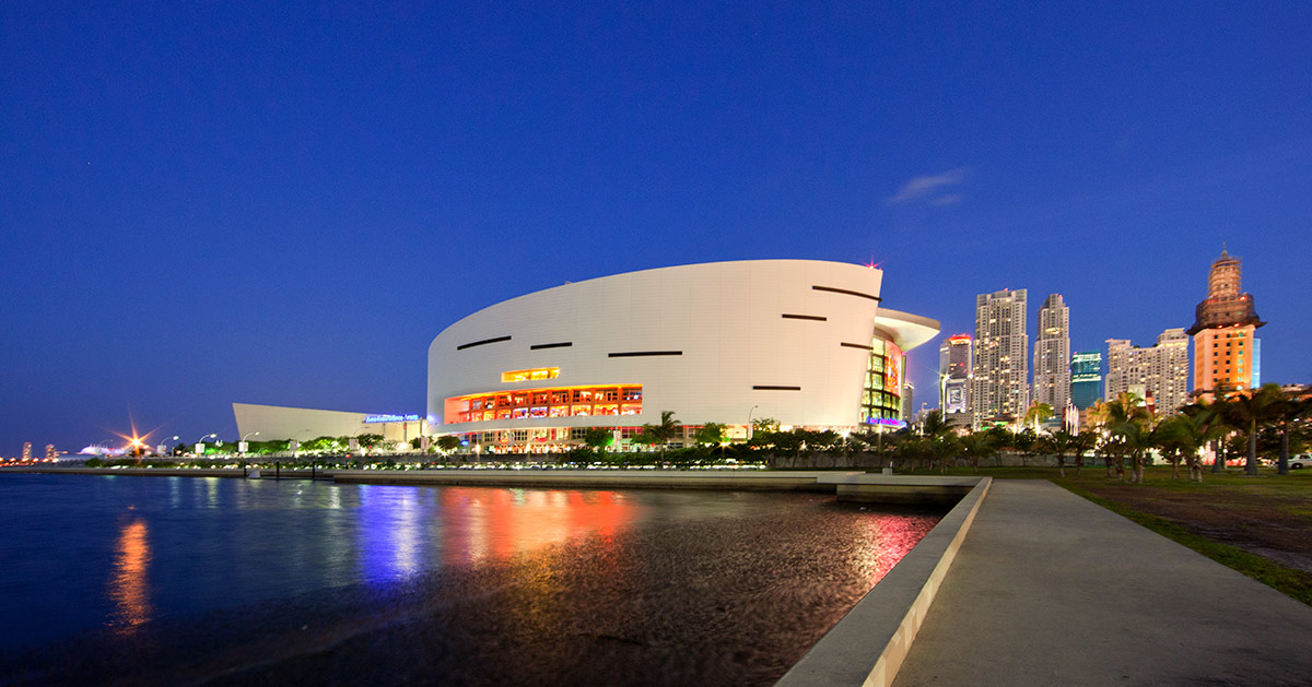 American Airlines Arena Water View
