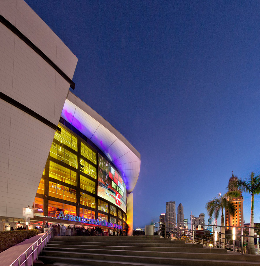 American Airlines Arena Stairway View