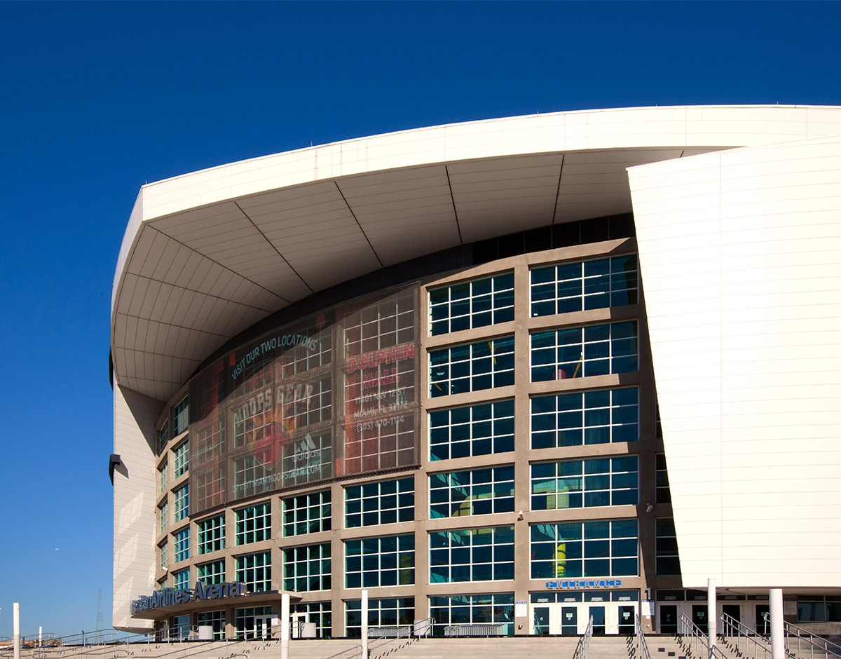 American Airlines Arena GKD Panels