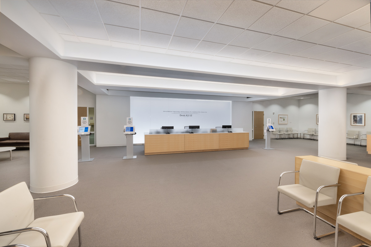 Interior design registration view of the Cleveland Clinic in Weston, FL.