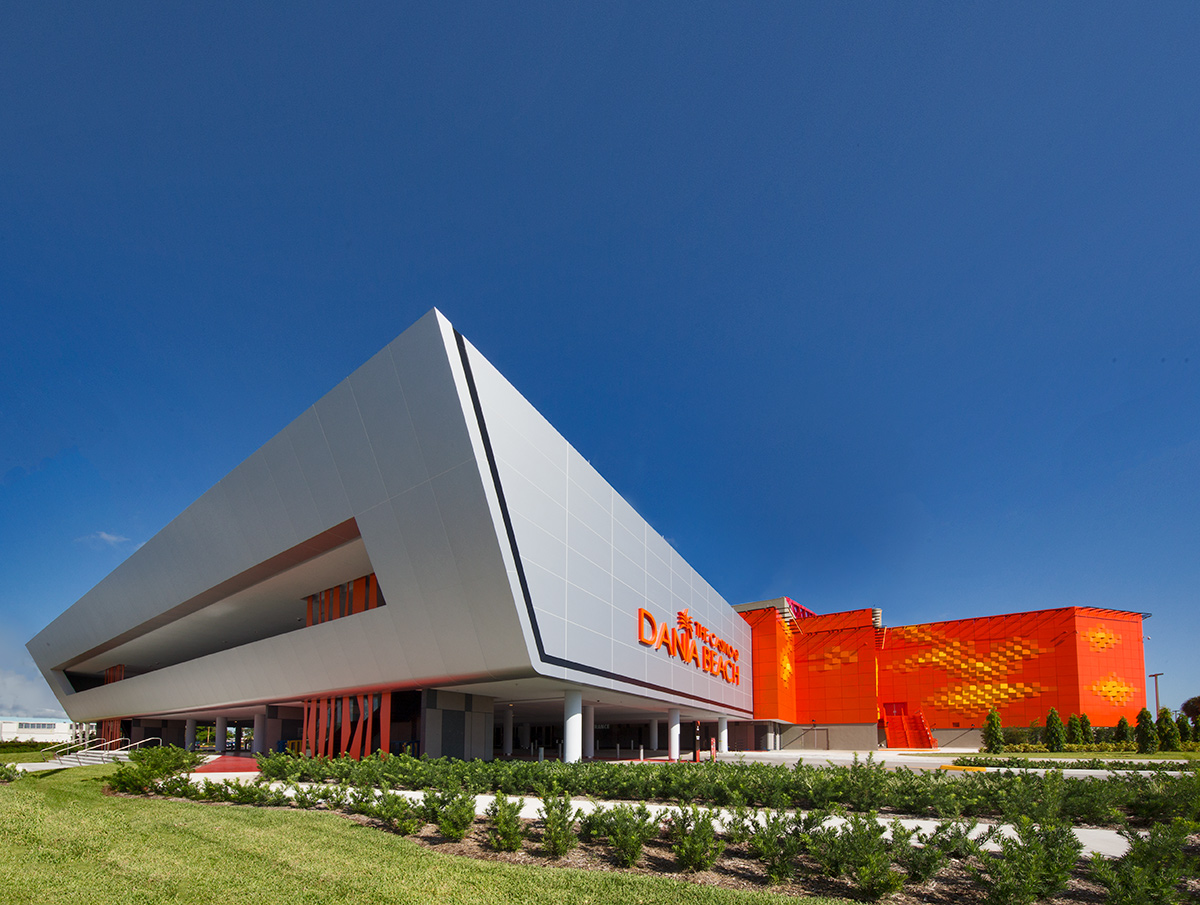 Architectural view of the Casino at Dania Beach FL