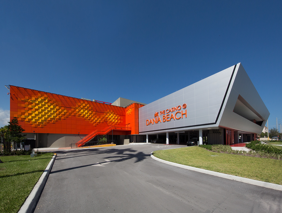 Architectural view of the Casino at Dania Beach FL