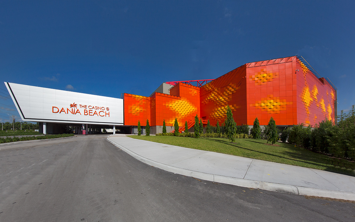 Architectural view of the Casino at Dania Beach FL