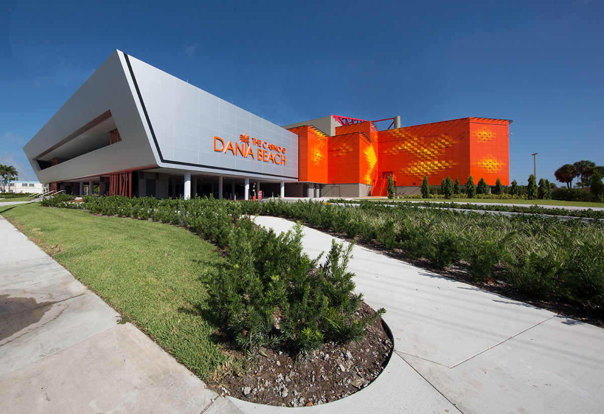 Architectural view of the Casino at Dania Beach FL