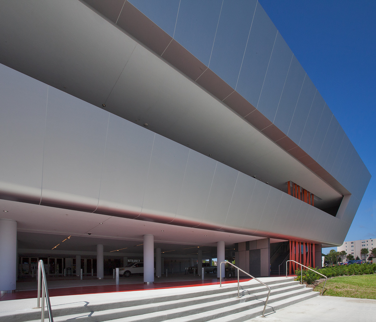 Architectural detail view of the Casino at Dania Beach FL