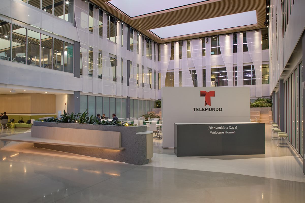 Interior design view at Telemundo Headquarters - Doral, FL