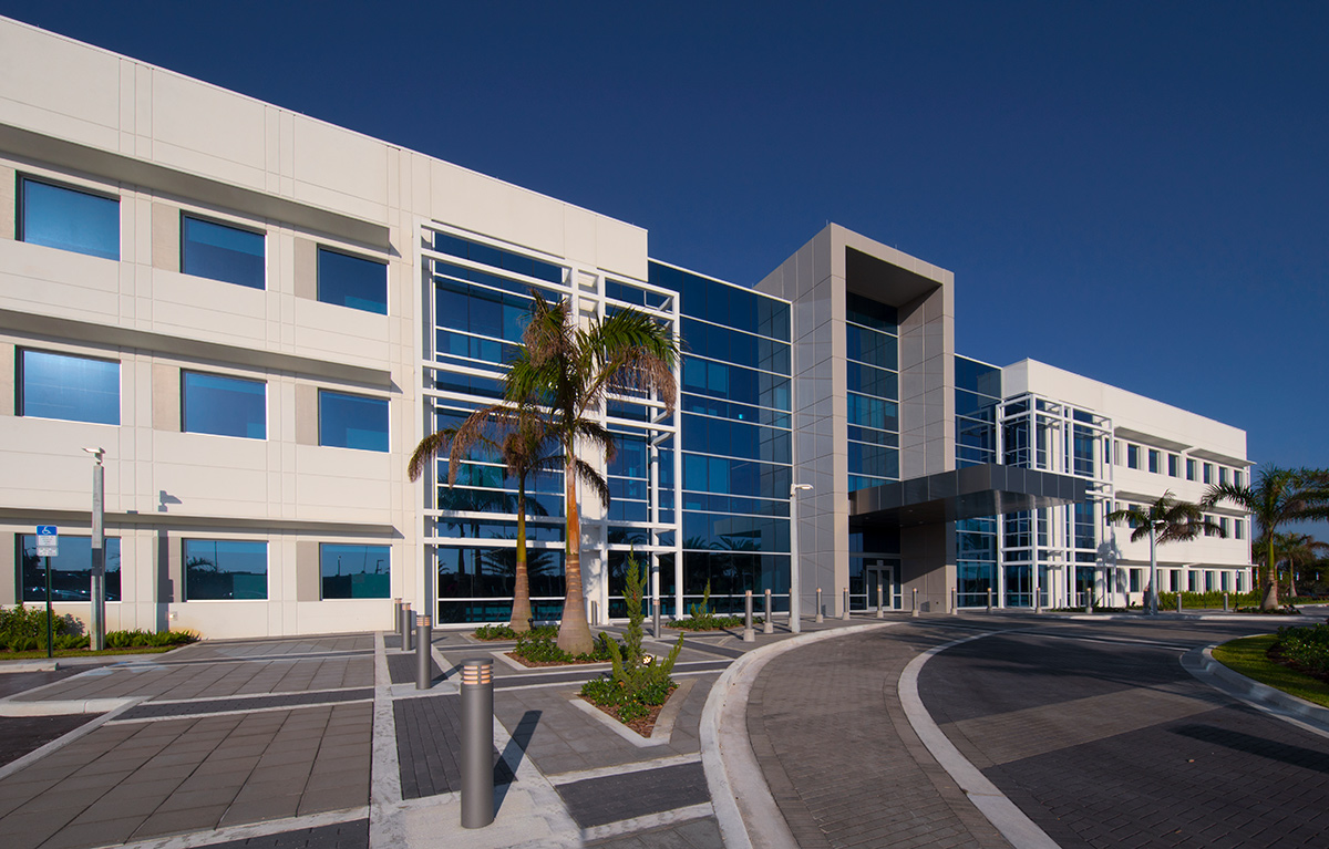 Architectural view of Telemundo Headquarters - Doral, FL