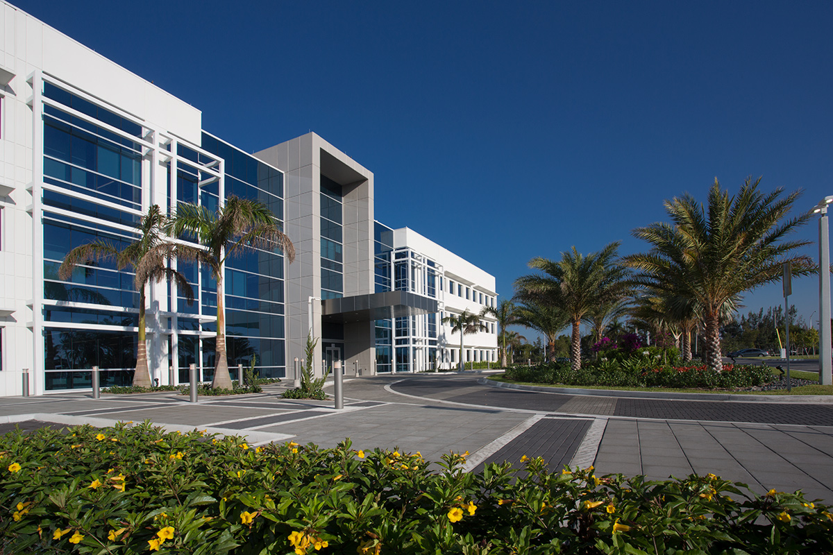 Architectural view of Telemundo Headquarters - Doral, FL