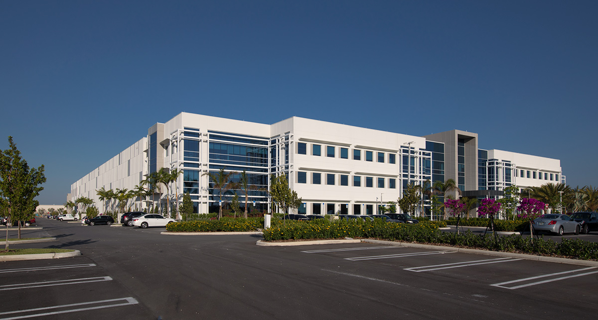 Architectural view of Telemundo Headquarters - Doral, FL