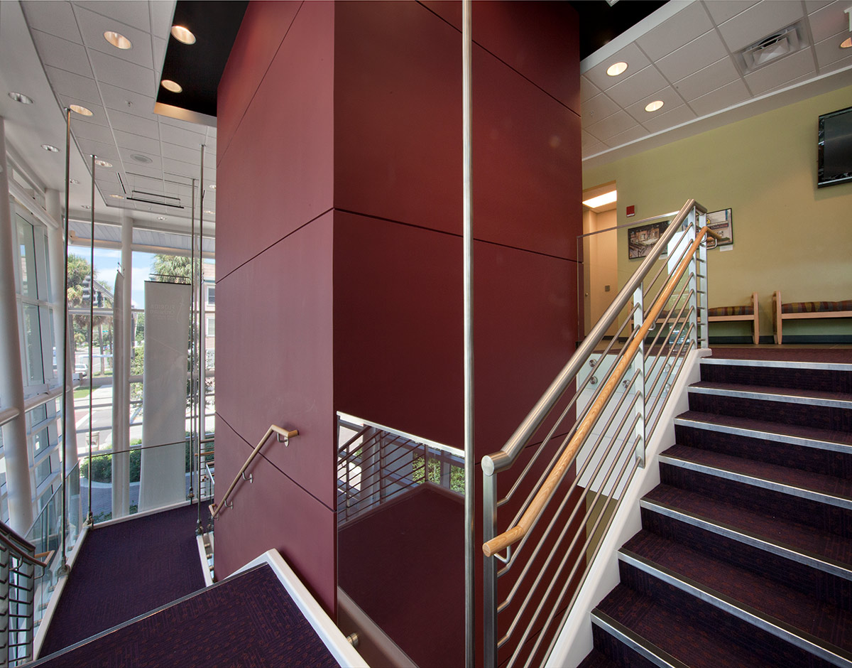 Interior design view of the American Stage Theater St. Petersburg, Fl College.