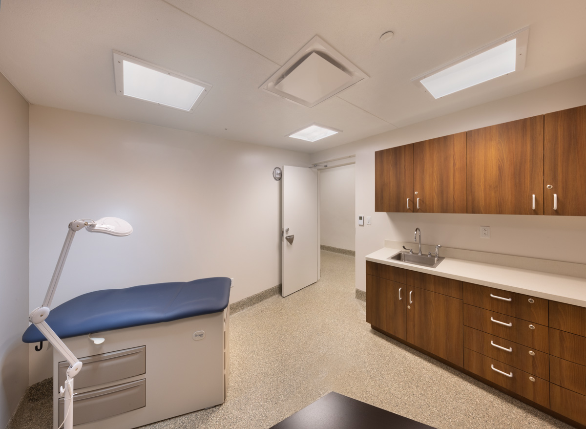 Interior design view of the treatment room at the Monroe County Detention - Islamorada,FL.