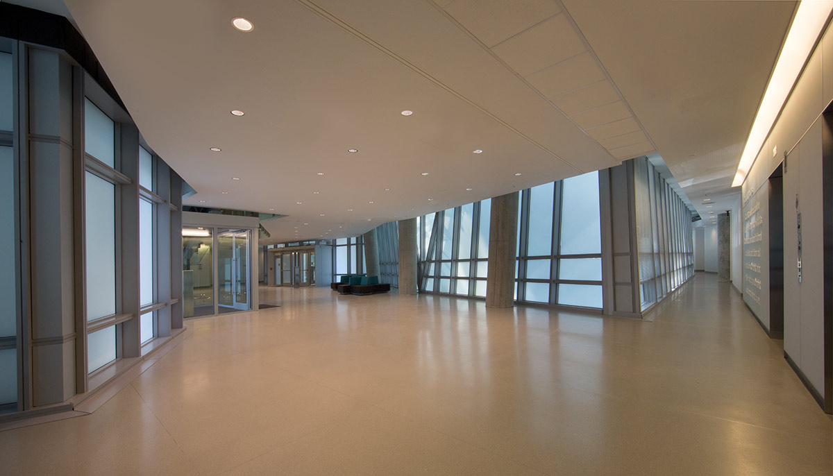 Interior design view of the FBI Headquarters in Miramar, FL