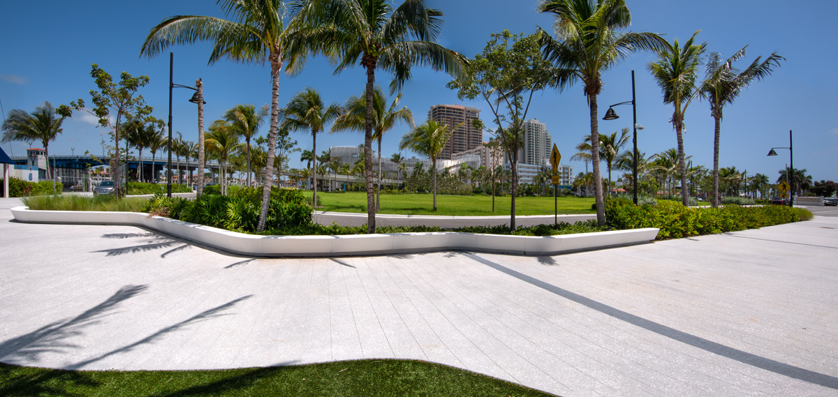 Las Olas Fort Lauderdale beachfront improvement at grand lawn.