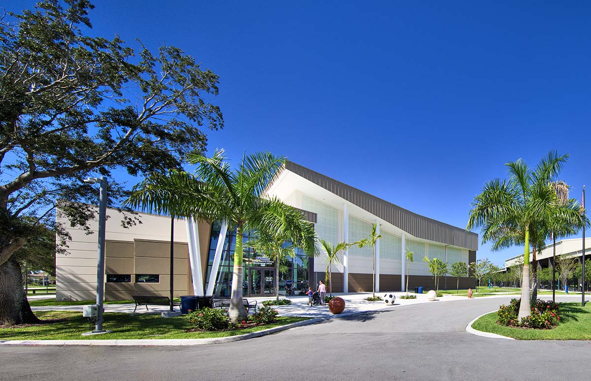 Architectural view of the Sunrise Athletic Center - Sunrise, FL