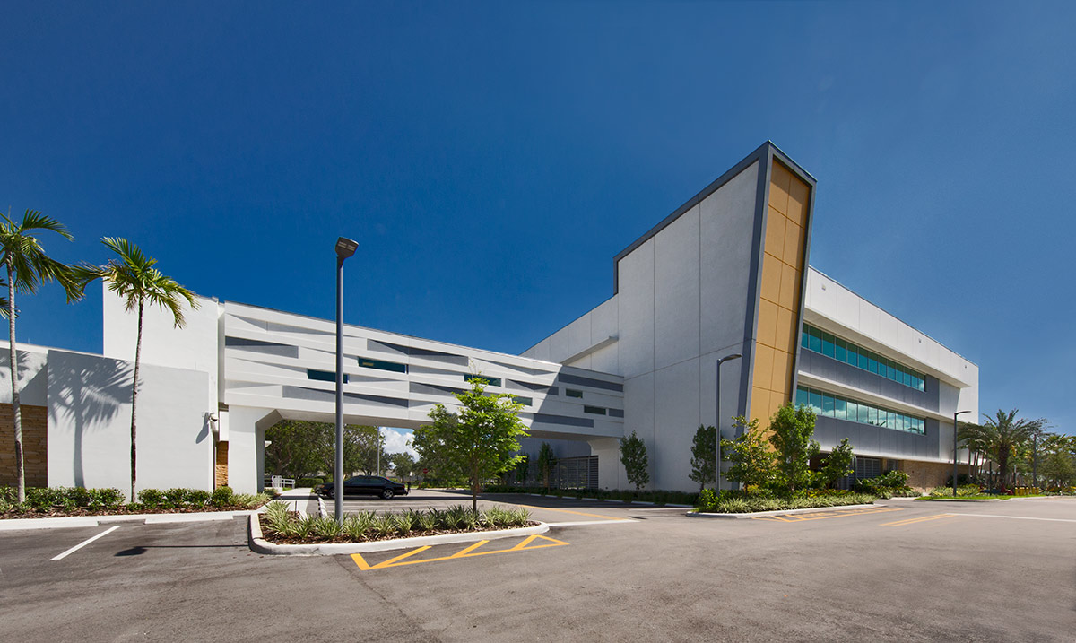 Architectural view of the HBO data center in Sunrise, FL 