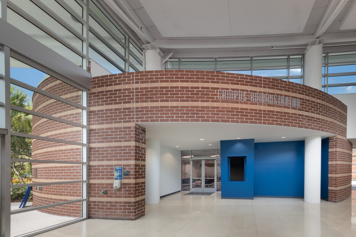 Broward College student services entrance - Davie, FL. 