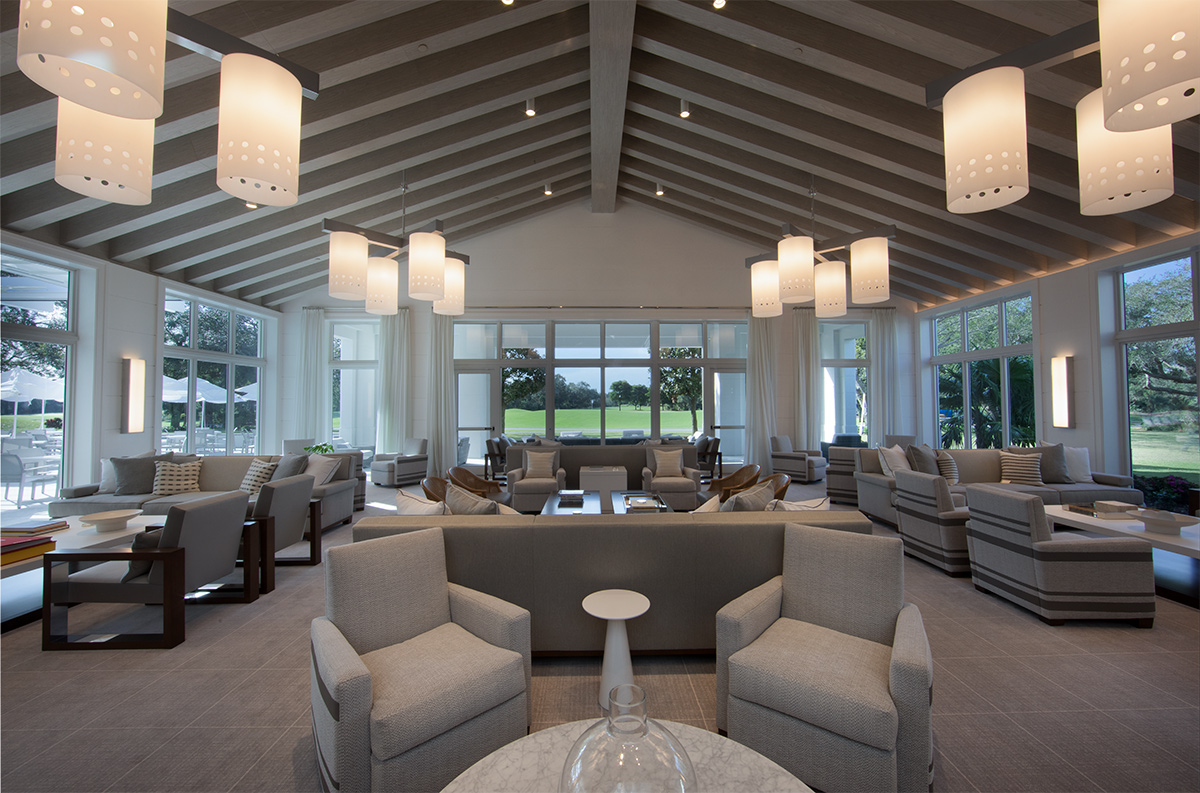 High Ridge Country Club Boynton Beach clubhouse bar lounge