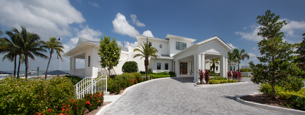 Key Biscayne yacht club  front approach