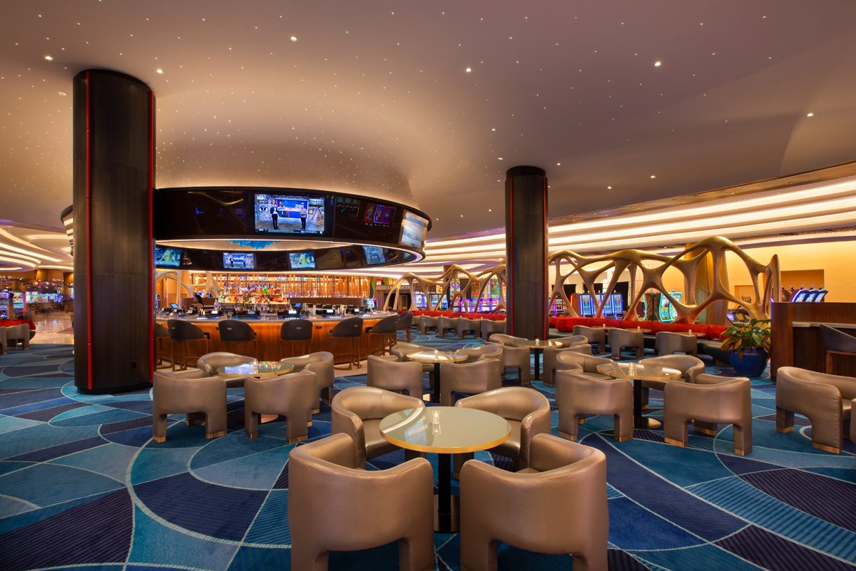 Hard Rock Hollywood casino central bar.