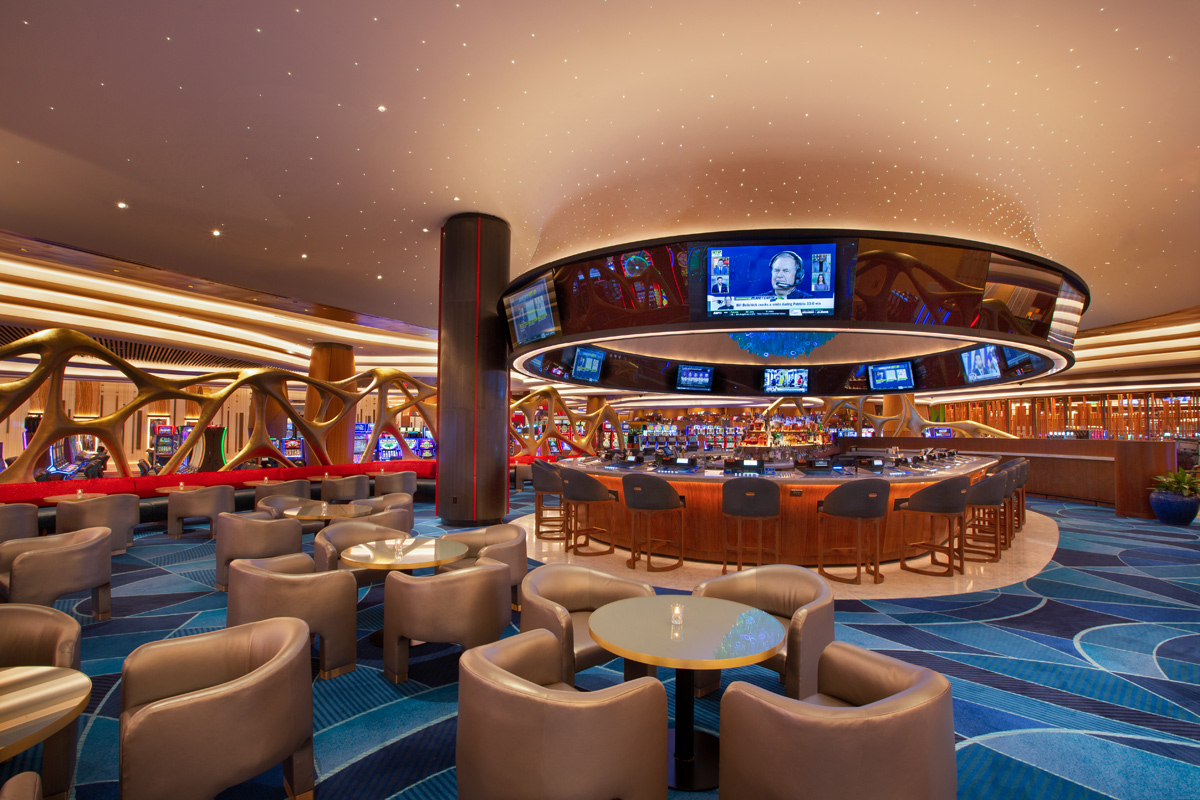 Hard Rock Hollywood casino central bar.