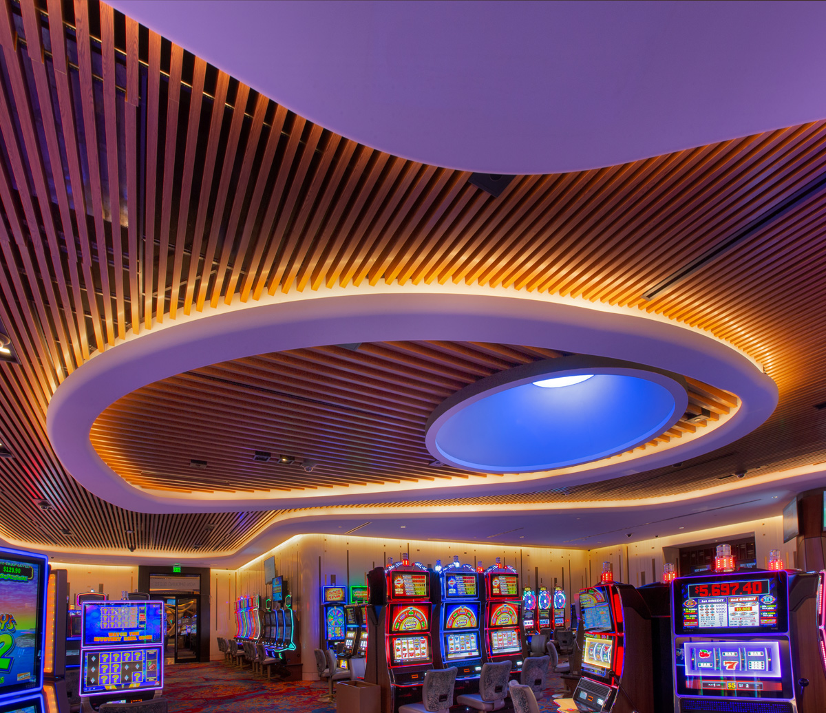 Hard Rock Hollywood casino ceiling detail.