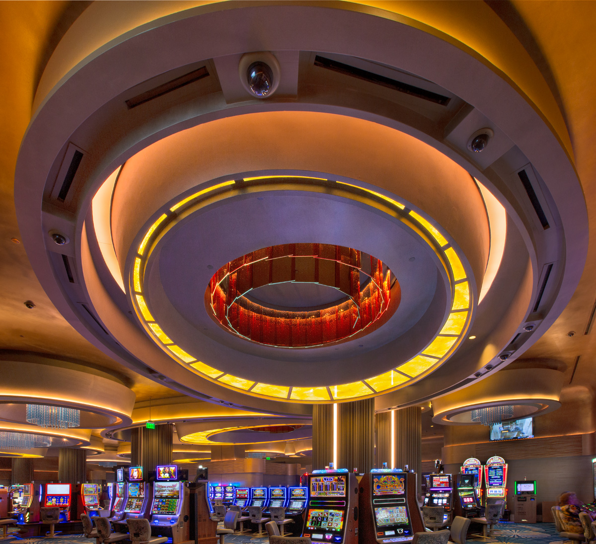 Hard Rock Hollywood casino ceiling detail.