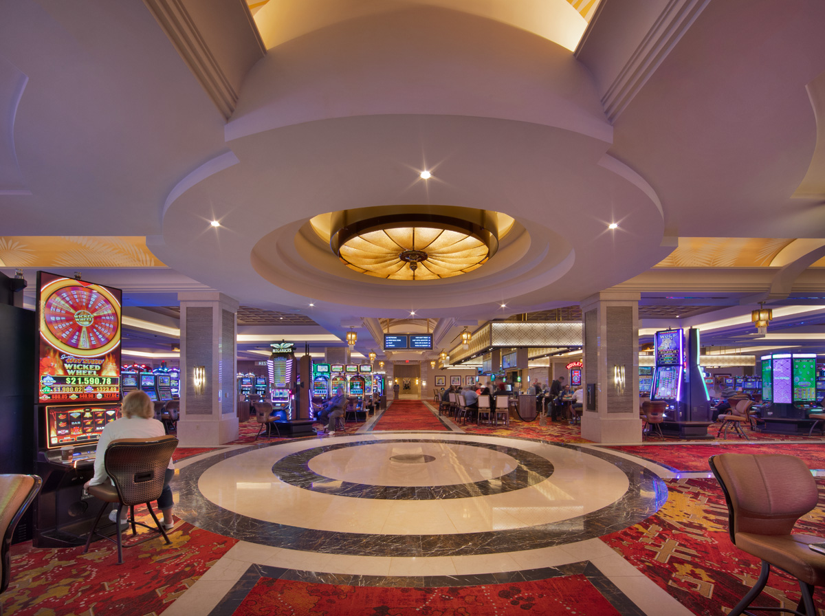 Hard Rock hotel and casino Tampa interior.