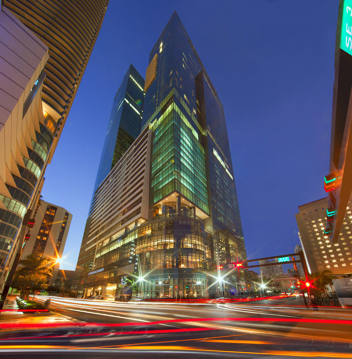 The JW Marriott Marquis in downtown Miami provides a luxury hospitality experience.