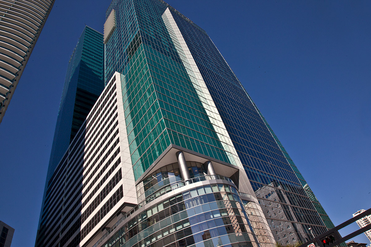 JW Marriott Marquis Miami for luxury hospitality architectural detail.