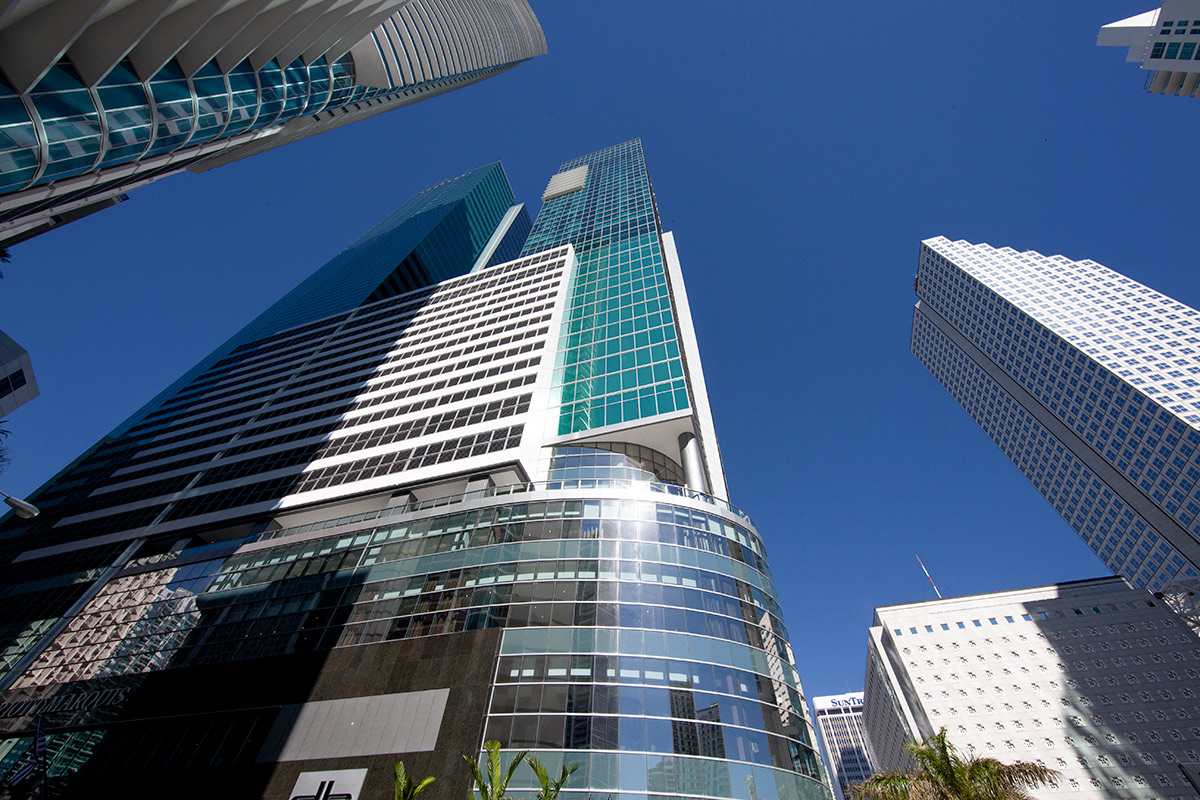 JW Marriott Marquis Miami for luxury hospitality architectural detail.