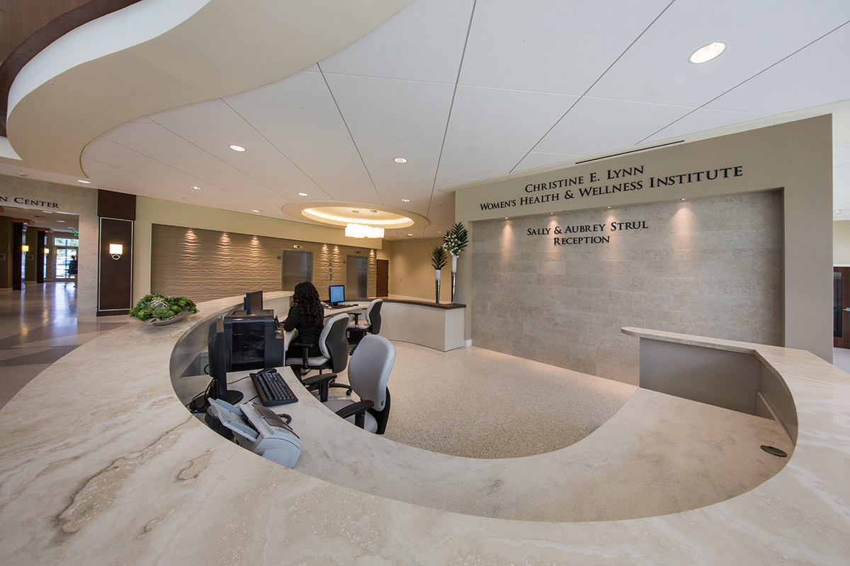 Interior design view at Boca Raton Fl Regional Hospital Women's Institute.