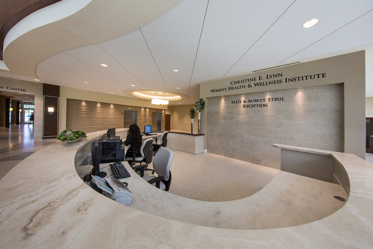 Interior design view at Boca Raton Fl Regional Hospital Women's Institute.