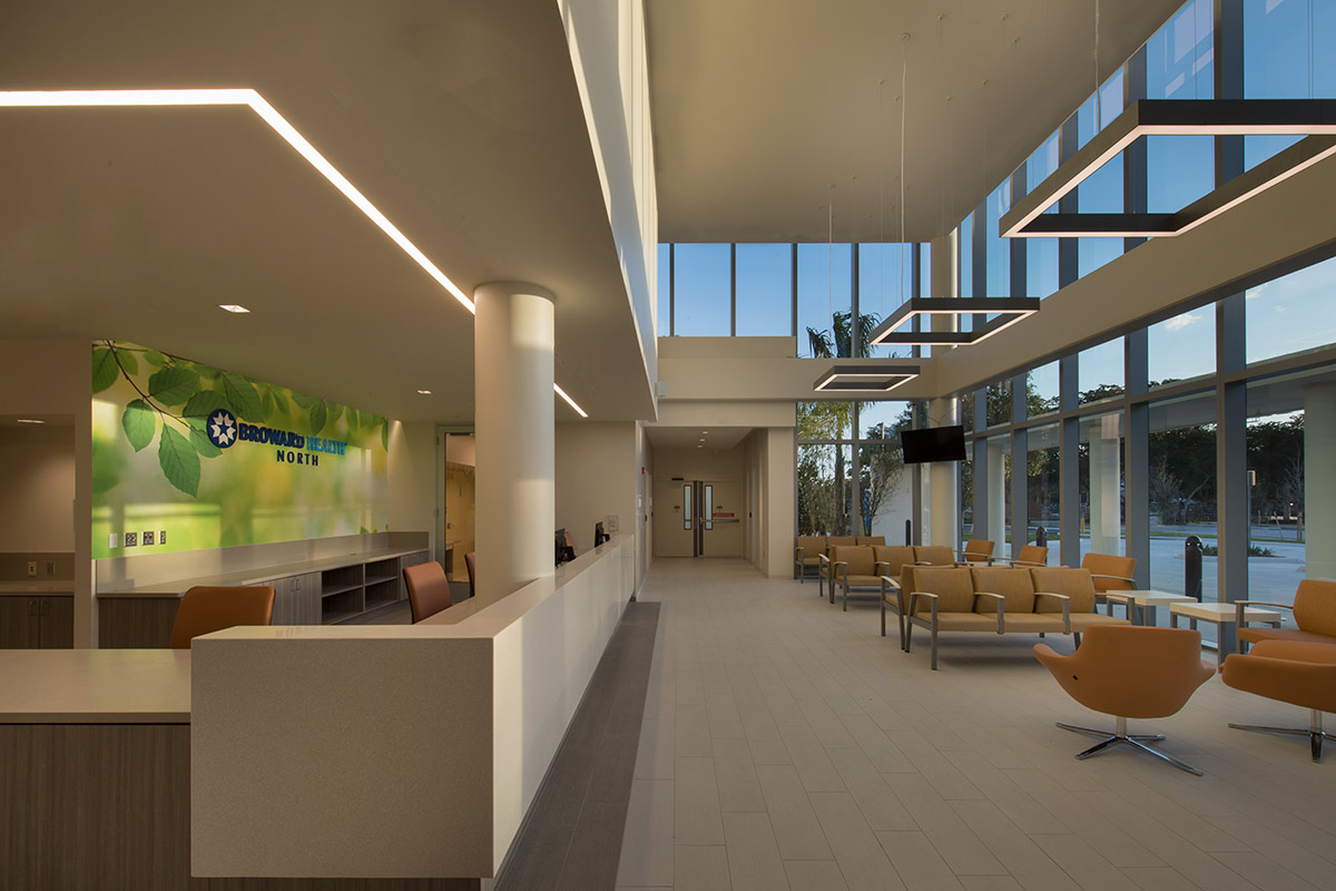 Interior design view at Broward Health North Emergency - Deerfield Beach, FL.