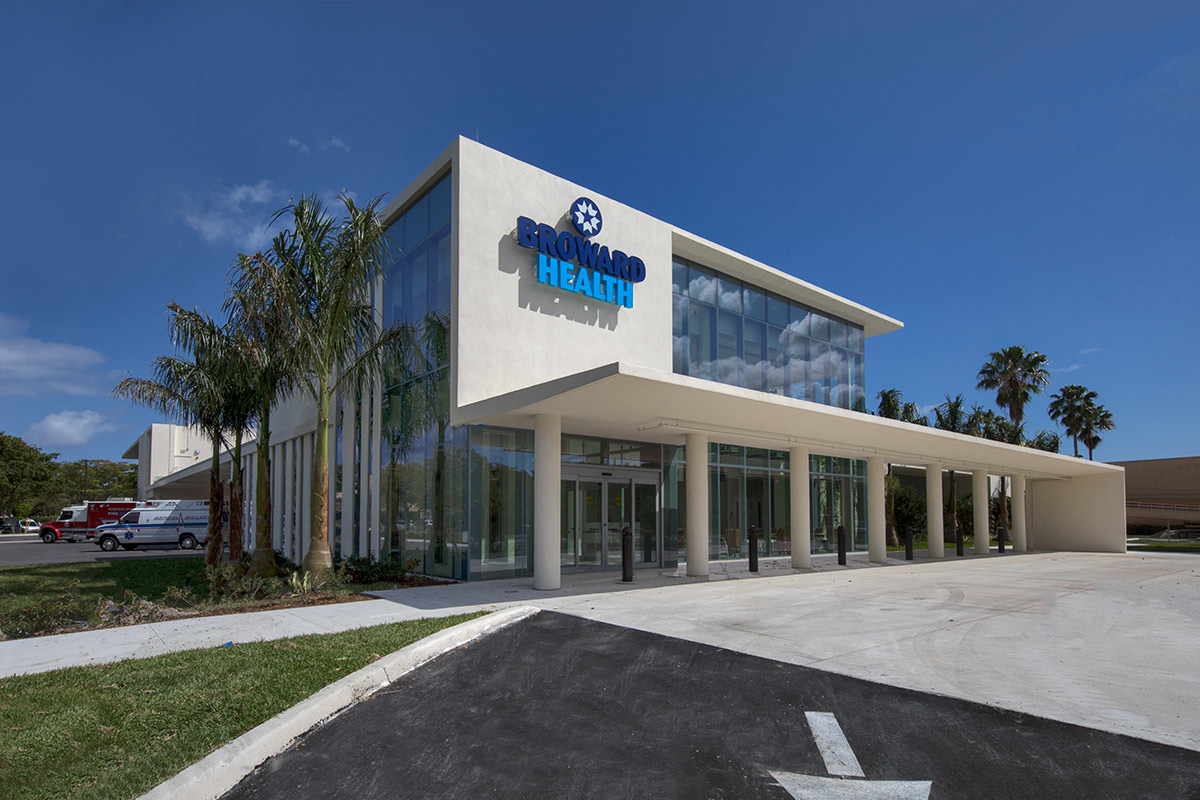 Architectural view of Broward Health Emergency - Deerfield Beach, FL.