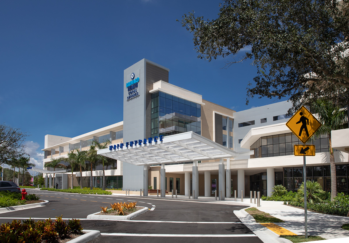 Architectural view of Broward Health Maternity – Coral Springs, FL