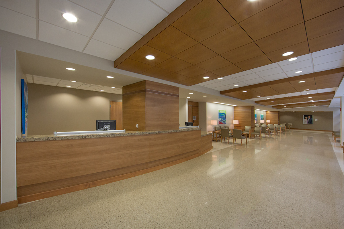 Interior design view at Boca Raton, FL Regional Hospital Neuroscience Ctr.