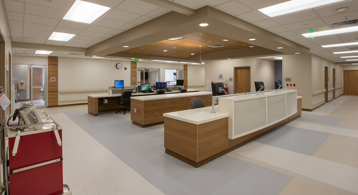 Interior design view at Boca Raton, FL Regional Hospital Neuroscience Ctr.