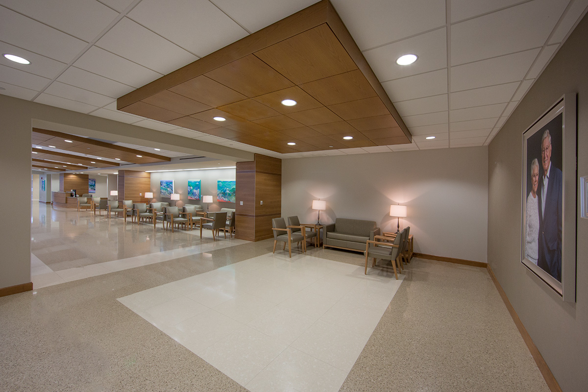 Interior design view at Boca Raton, FL Regional Hospital Neuroscience Ctr.