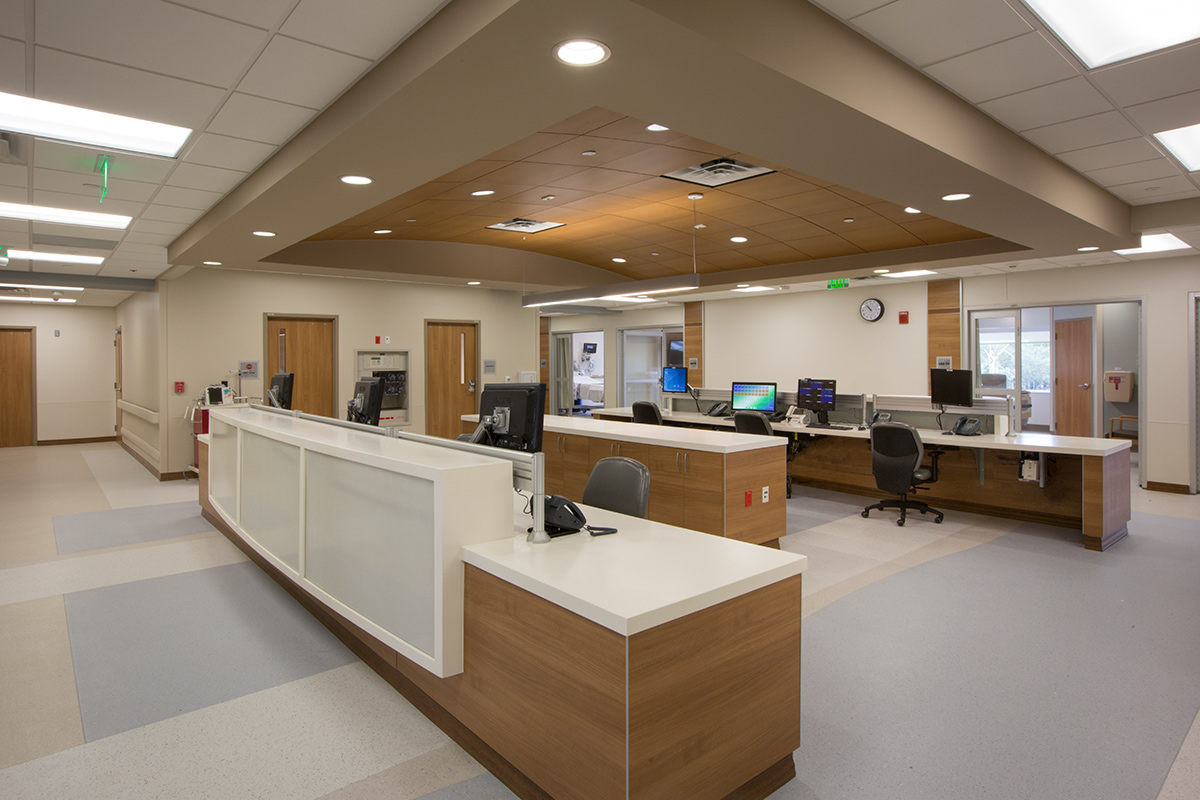 Interior design view at Boca Raton, FL Regional Hospital Neuroscience Ctr.