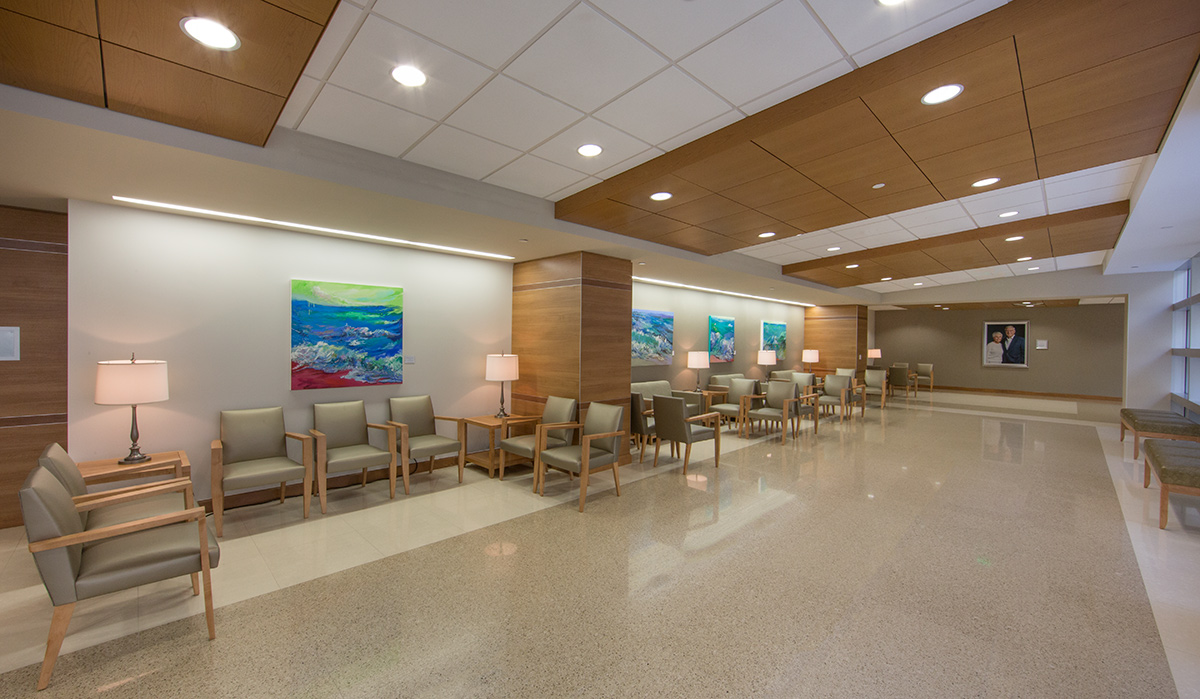 Interior design view at Boca Raton, FL Regional Hospital Neuroscience Ctr.