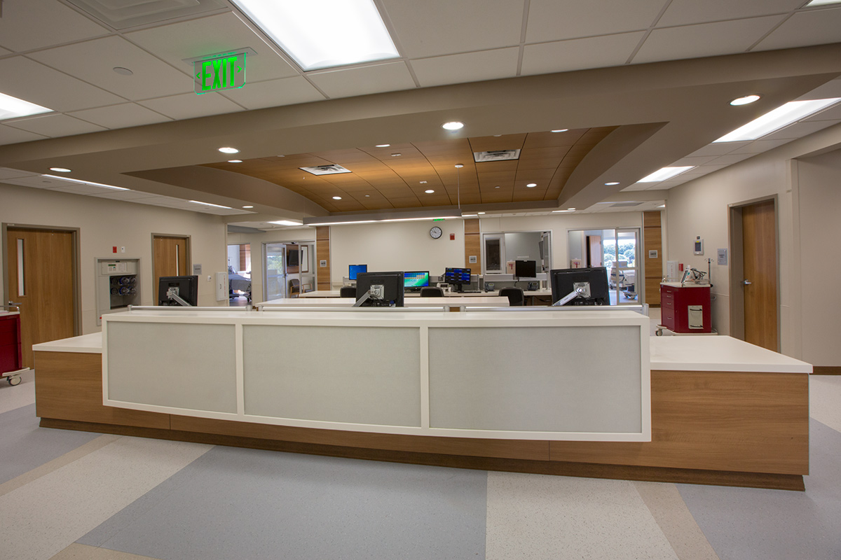 Interior design view at Boca Raton, FL Regional Hospital Neuroscience Ctr.