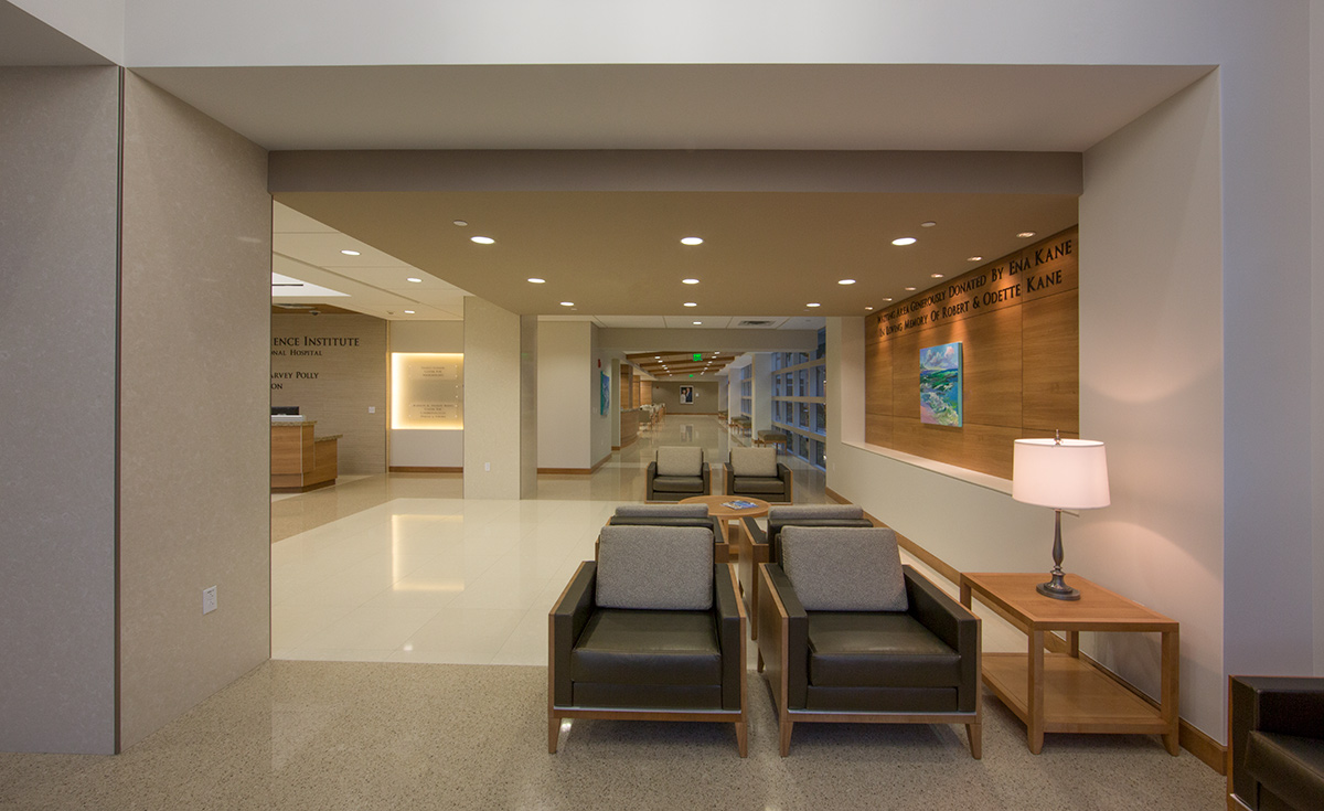 Interior design view at Boca Raton, FL Regional Hospital Neuroscience Ctr.