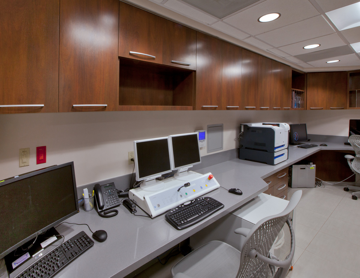 Larkin Community Hospital Miami Neuroscience Center gamma knife control room.