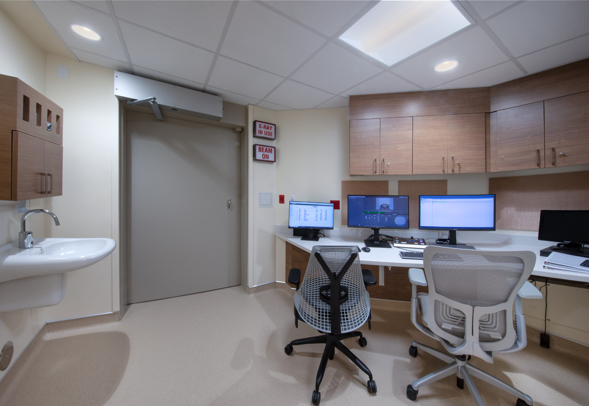 Uhealth Ethos Miami adaptive therapy control room.