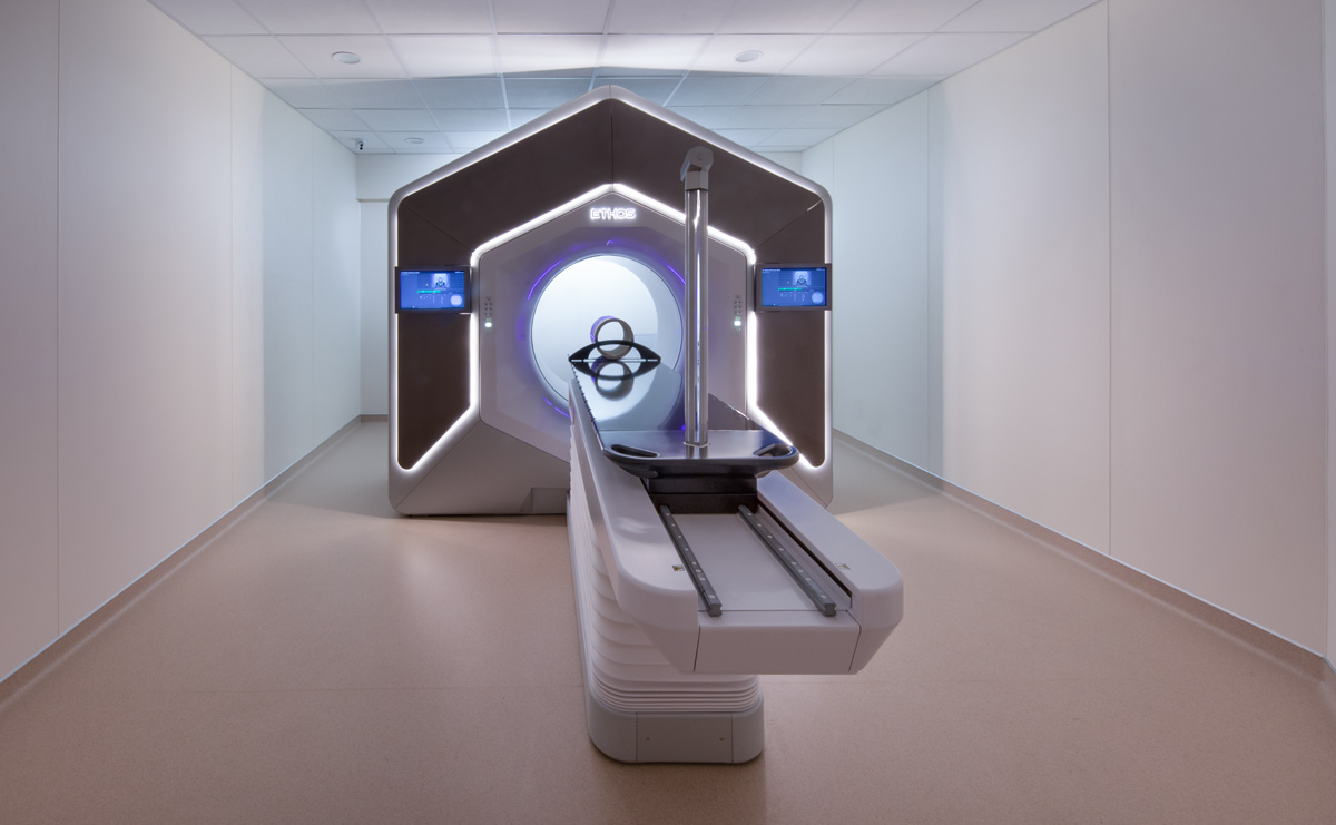 Uhealth Ethos Miami adaptive therapy scanner.