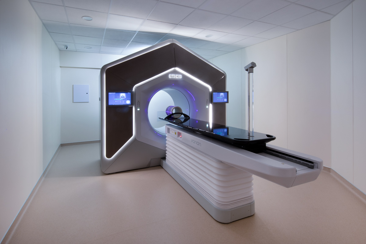 Uhealth Ethos Miami adaptive therapy scanner.