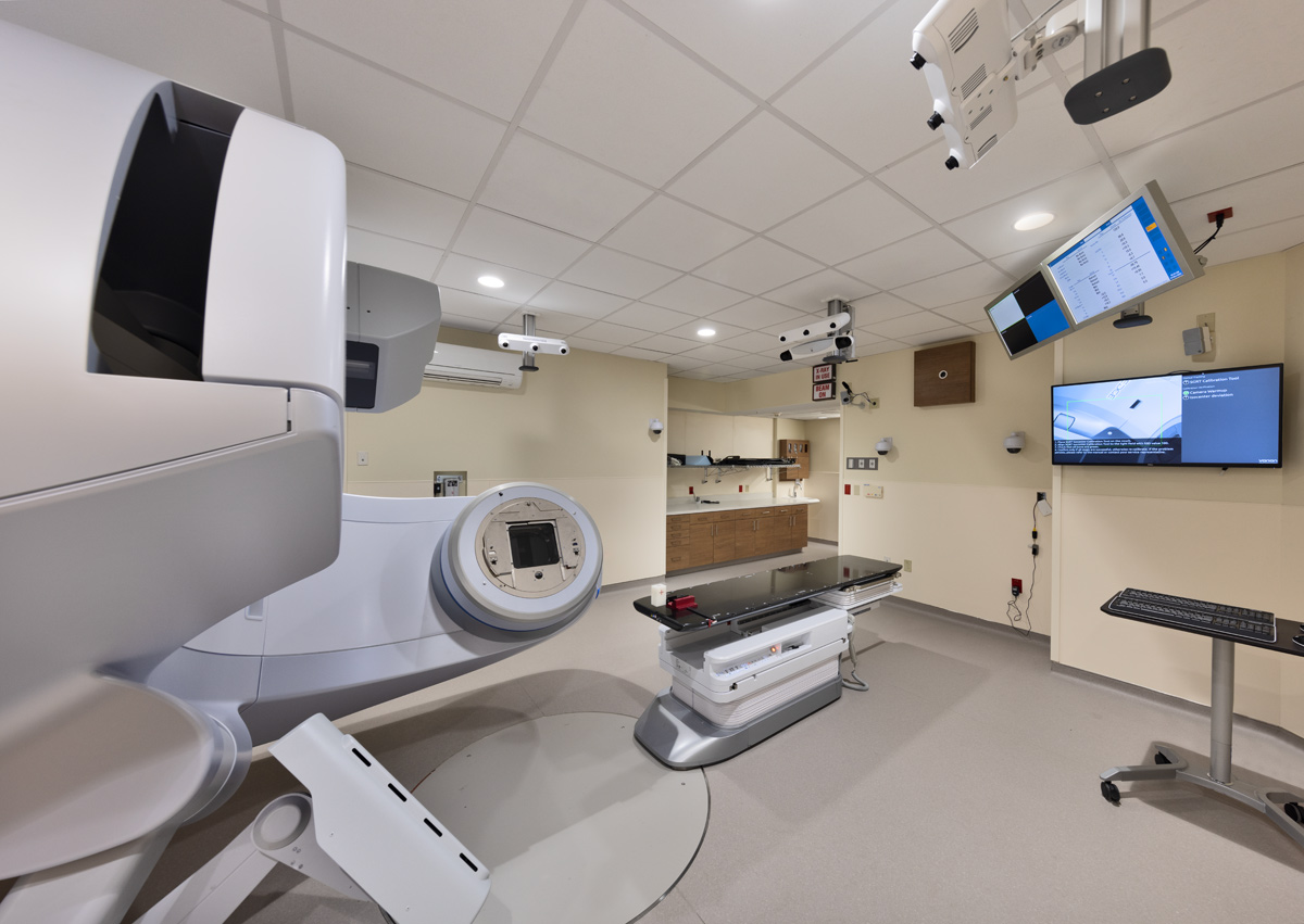 UHealth Miami linear accelerator operational views.