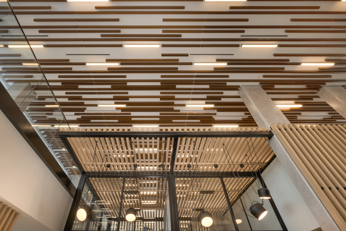 Las Olas Walk Fort Lauderdale ceiling lobby detail.