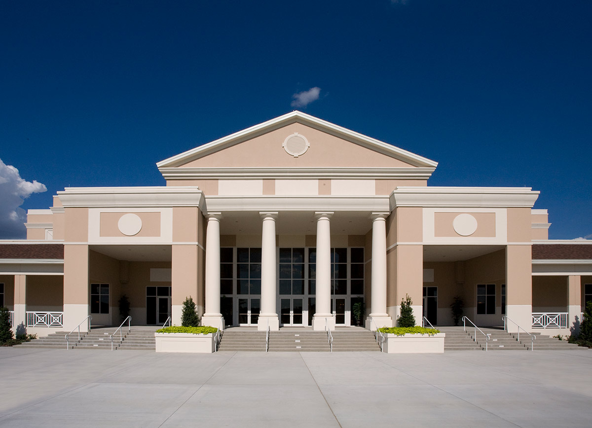 Architectural view of Bell Shoals Baptist Church - Brandon, FL.