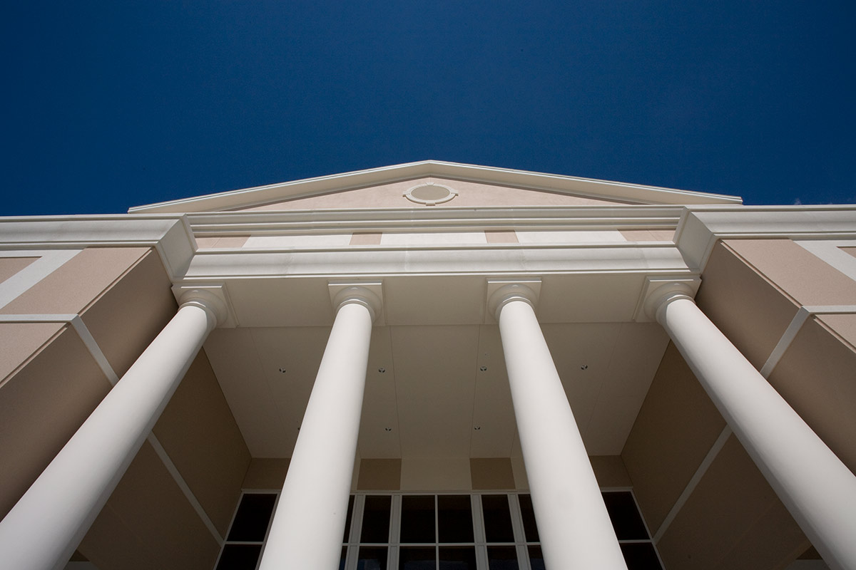 Architectural view of Bell Shoals Baptist Church - Brandon, FL.